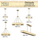 Divinely LED 3 inch Celeste Brass ADA Wall Sconce Wall Light